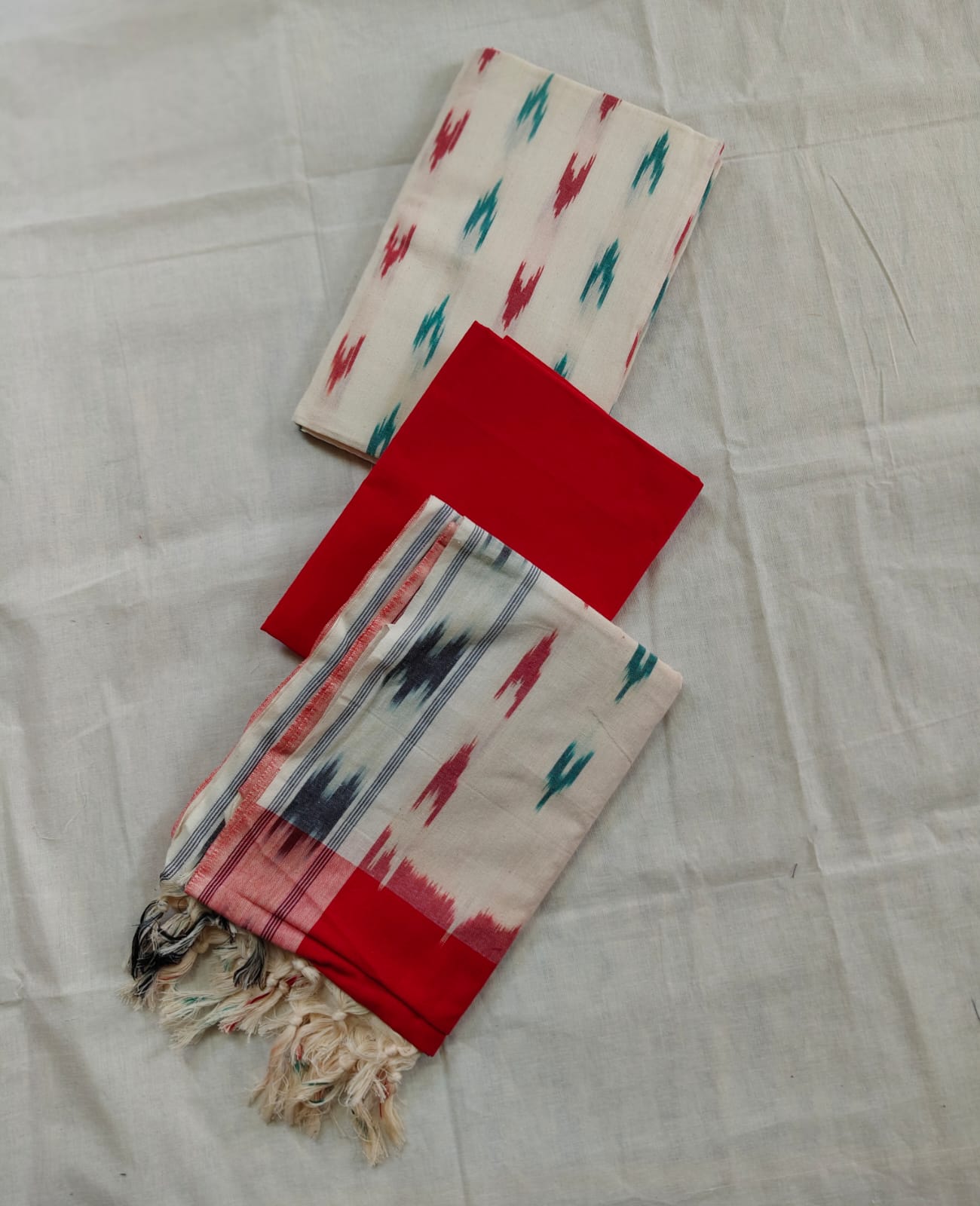 Ikat dress materiels