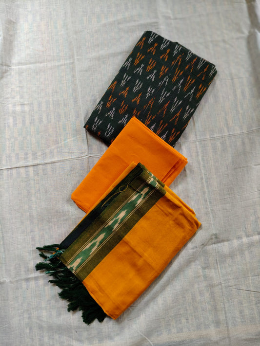 Ikat dress materiels