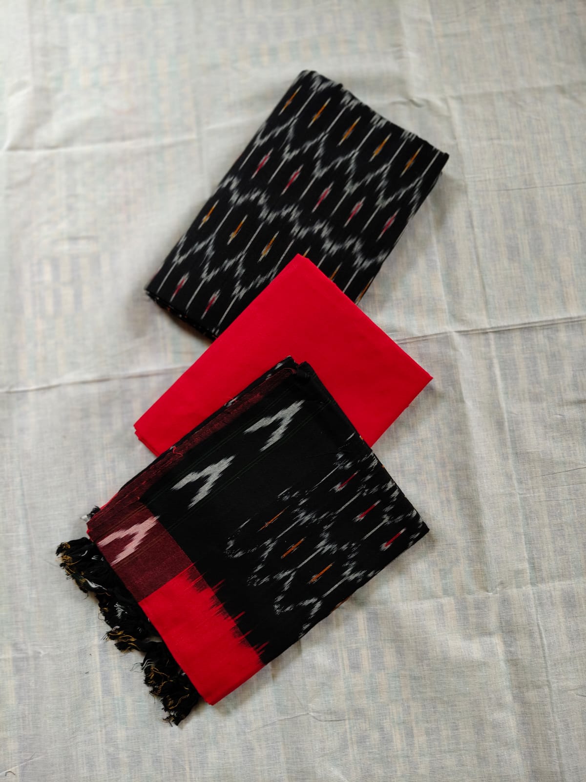 Ikat dress materiels